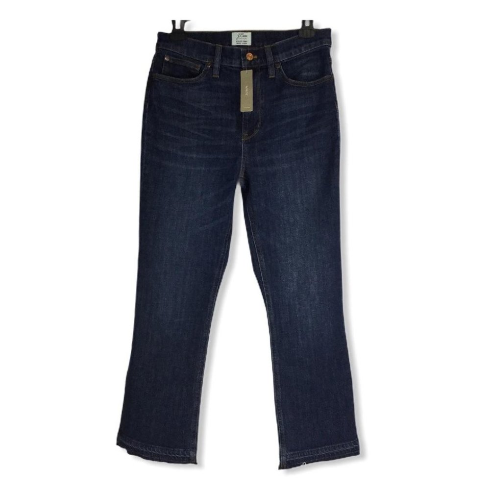 J Crew Womens W 28 Blue Billie Demi Boot Crop Jean